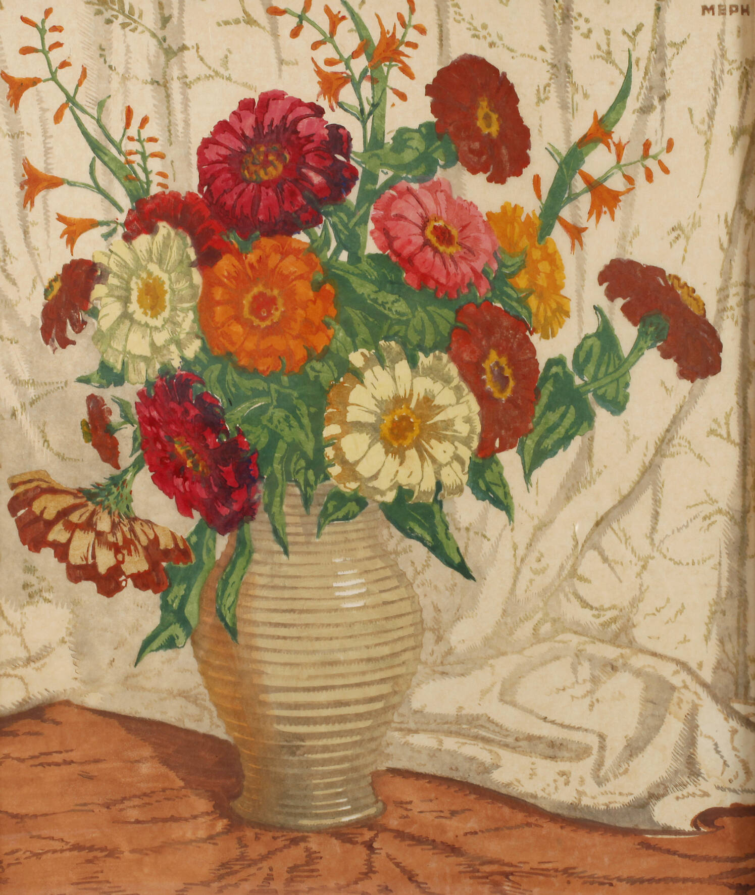 Martin Erich Philipp, Blumenstillleben