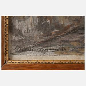 Rudolf Poeschmann, "Vor dem Gasthaus"