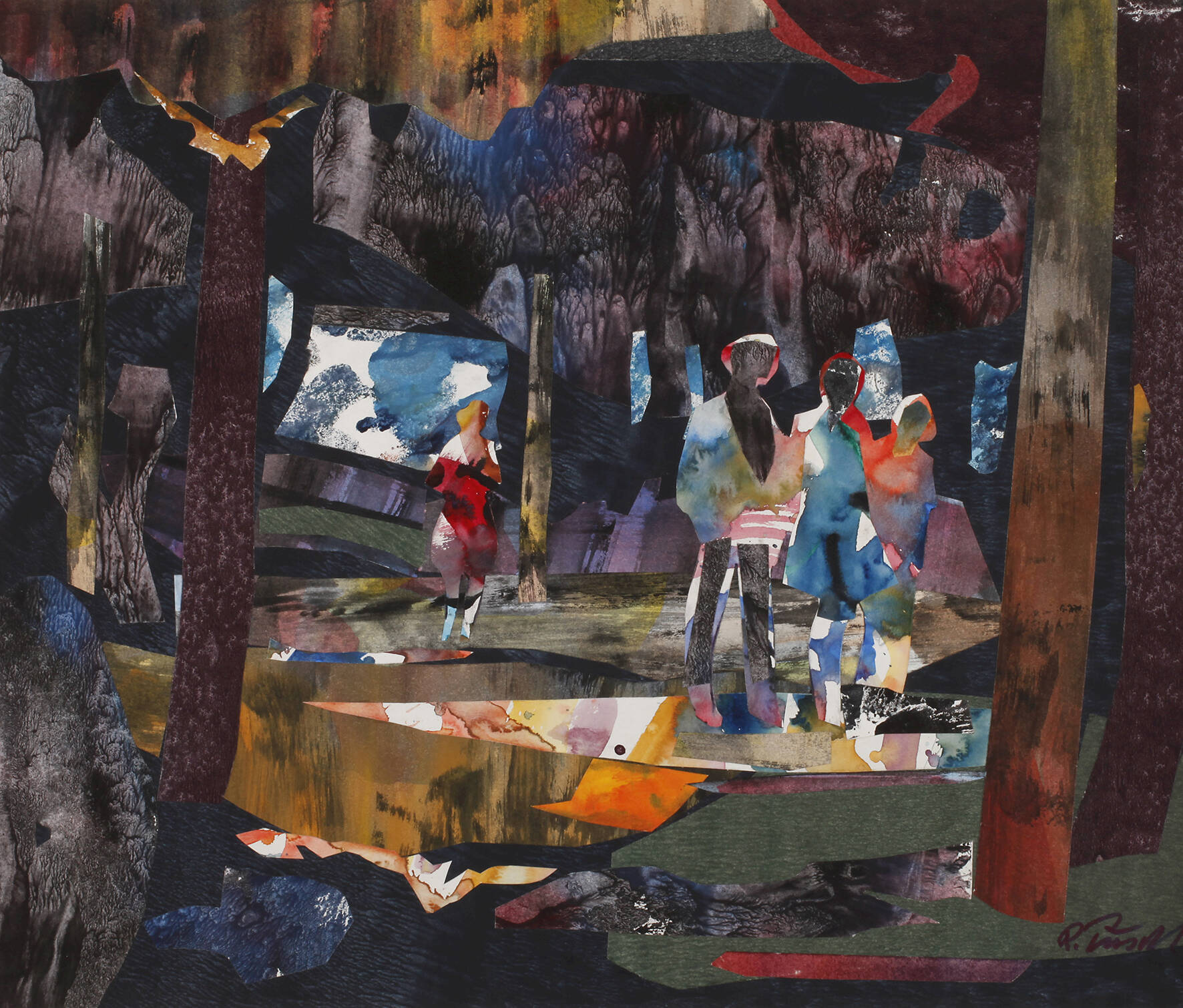 Richard Pusch, Im Park