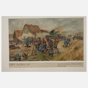 Hermann Sattler, Paar Schlachtenszenen