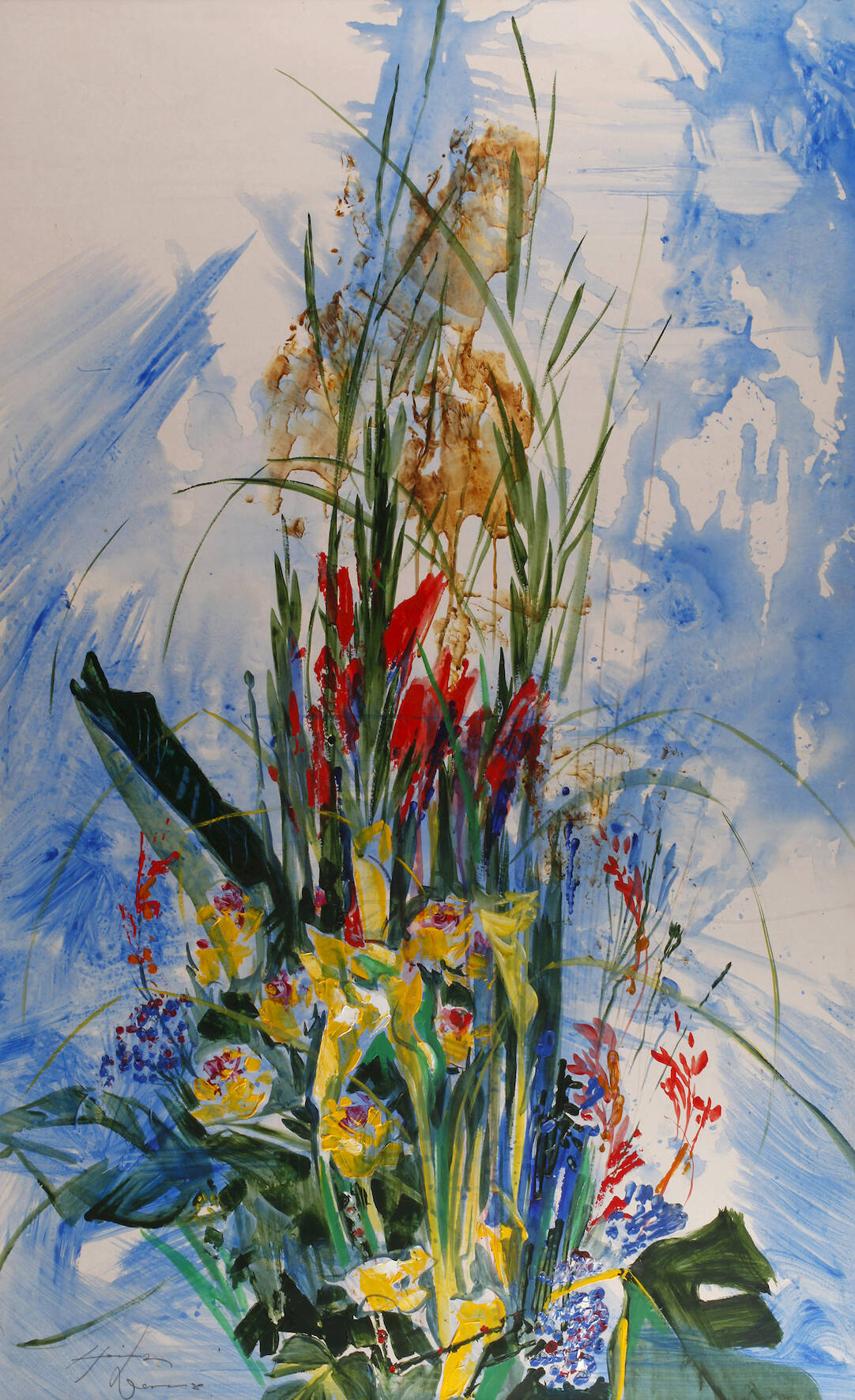 Prof. Heinz Werner, Blumenstück