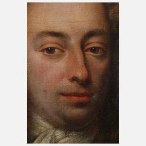 Prof. Nicolas de Largillière, attr., Barockes Herrenportrait