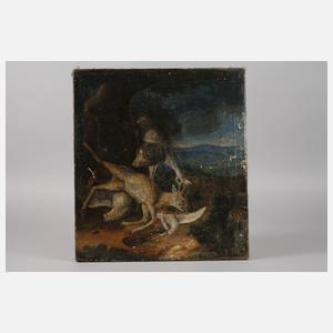 Johann Elias Ridinger, attr., Jagdstecke