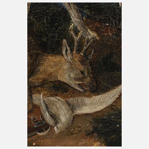 Johann Elias Ridinger, attr., Jagdstecke