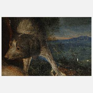 Johann Elias Ridinger, attr., Jagdstecke