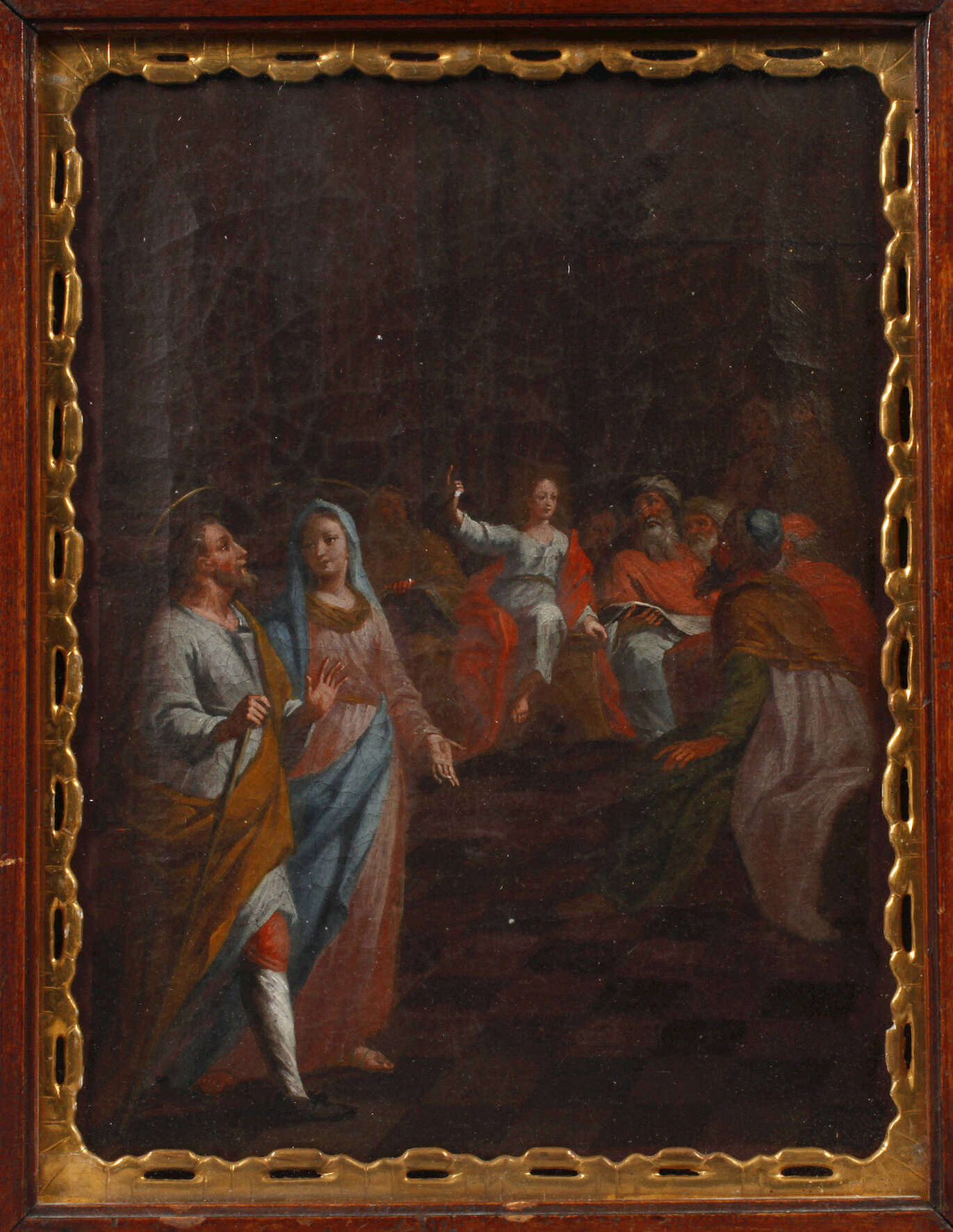 Jesus mit den Gelehrten im Tempel