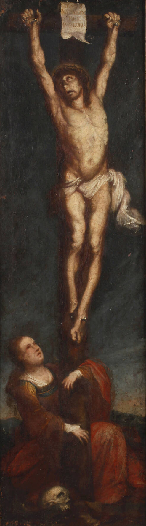 Maria Magdalena unterm Kreuze Jesu