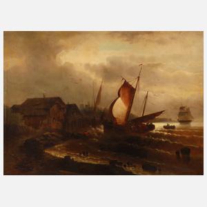 Holländische Küstenszene