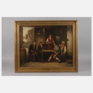 J. Arlet, Wirtshausszene