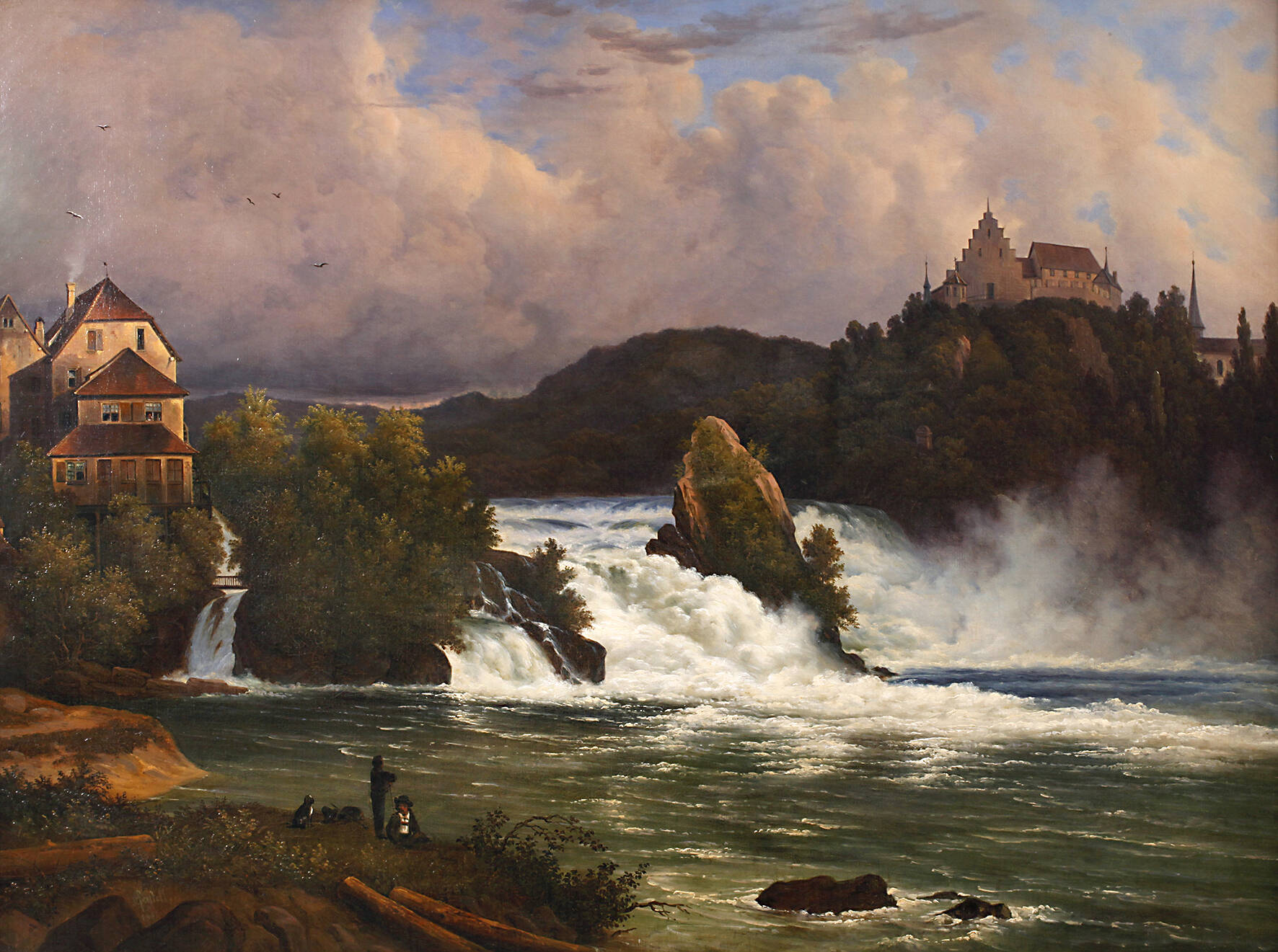 Anton Castell, Der Rheinfall bei Schaffhausen