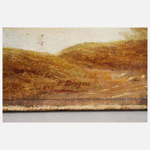 Karl Droysen, Weite Landschaft mit See