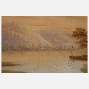 Karl Droysen, Weite Landschaft mit See