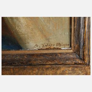 Anton Falger, Damenportrait