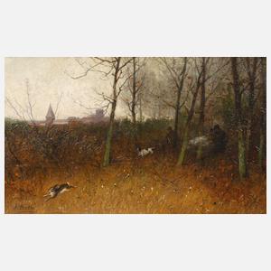 Jean Grothe, Hasenjagd