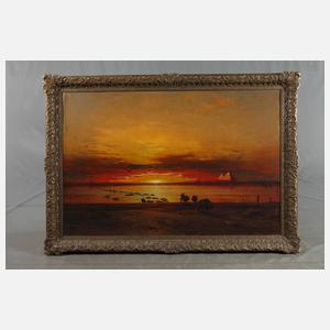 Prof. Eduard Hildebrandt, Nillandschaft mit Pyramiden