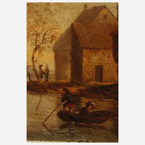 Flusslandschaft nach Franz Hochecker