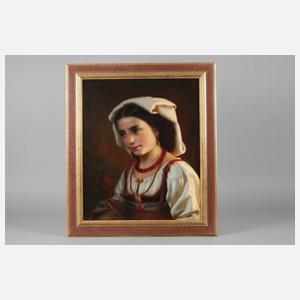 Ludwig Horst, Mädchen in Tracht