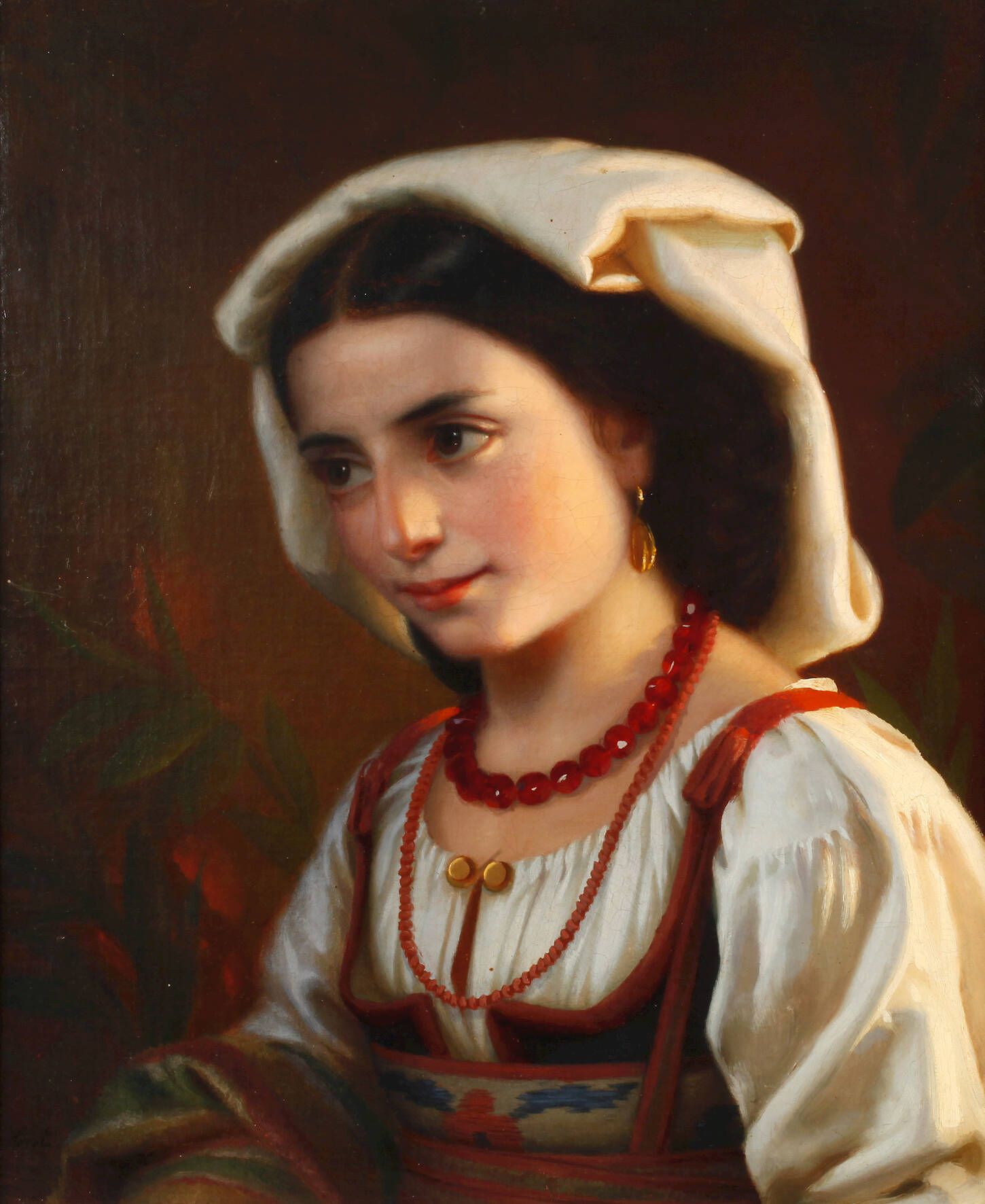 Ludwig Horst, Mädchen in Tracht