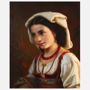 Ludwig Horst, Mädchen in Tracht