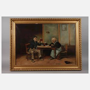 J. Immerz, Zwei Genreszenen im Interieur