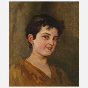 Heinrich Lossow, Bildnis einer jungen Frau