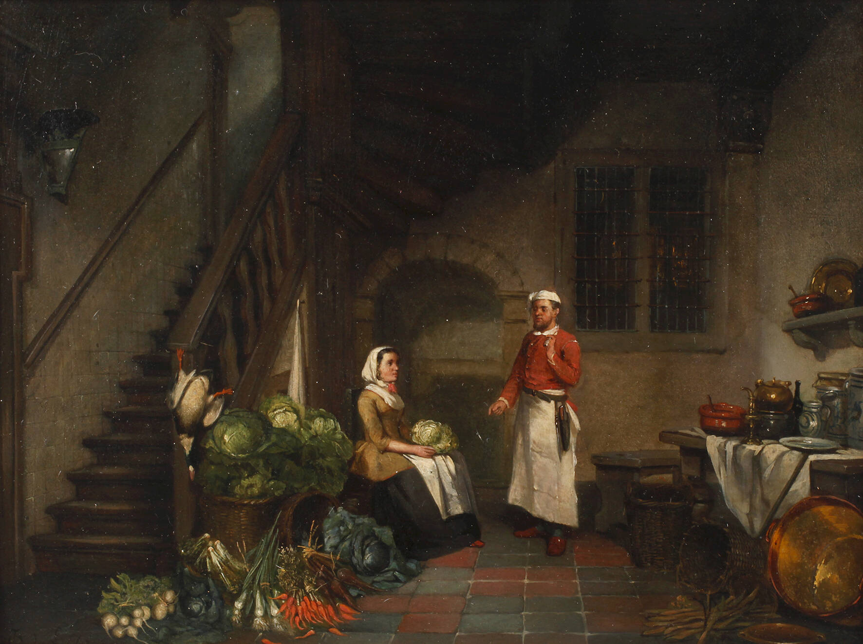 Johannes Cornelis Salm, Niederländische Küchenszene