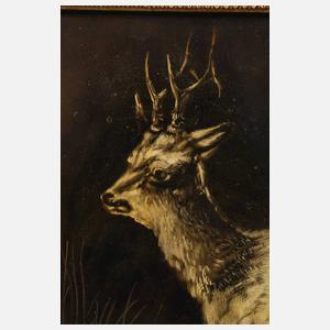 August Schleich, attr., Rehbock