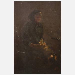 Fritz Schnitzler, Spinnerin im Interieur