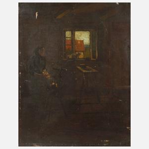 Fritz Schnitzler, Spinnerin im Interieur