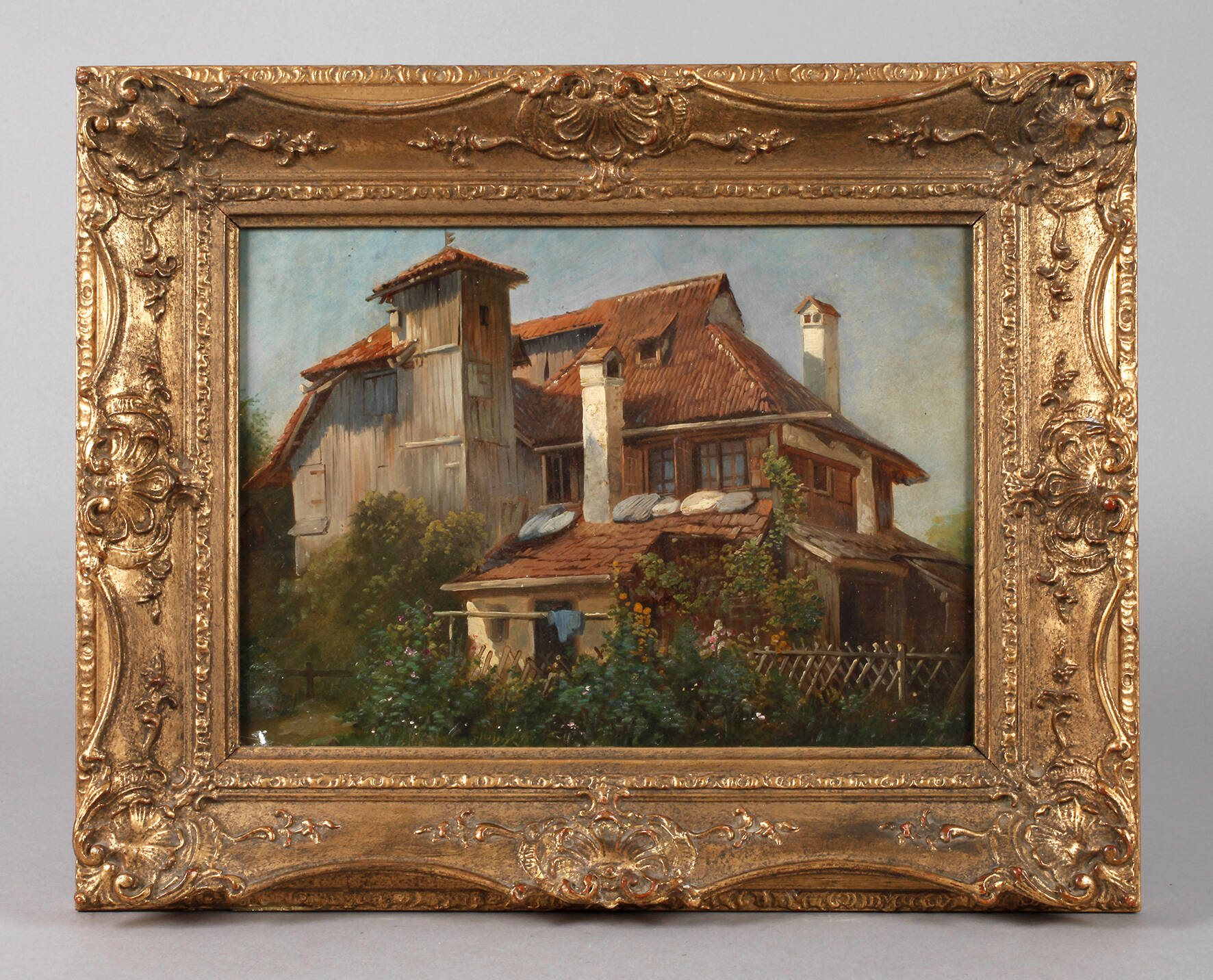 Prof. Friedrich Voltz, Sommerliches Landhaus