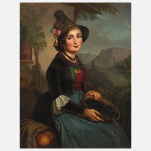 G. Wanderer, Tiroler Fruchthändlerin