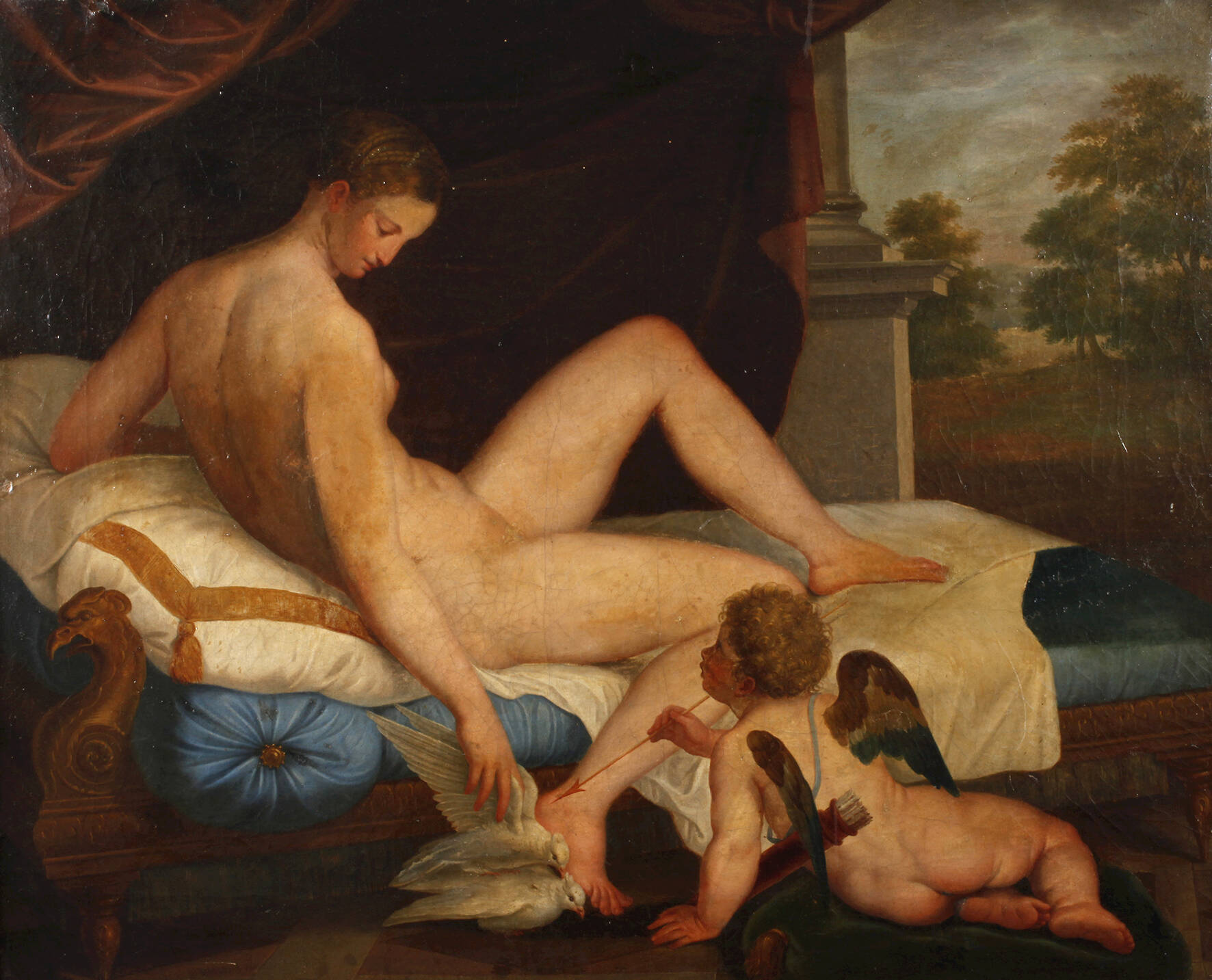 Venus und Amor, Klassizistisch