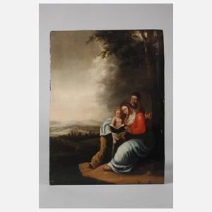 Die heilige Familie auf der Flucht nach Ägypten