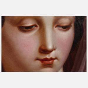 Madonna mit violettem Schleier