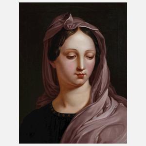 Madonna mit violettem Schleier