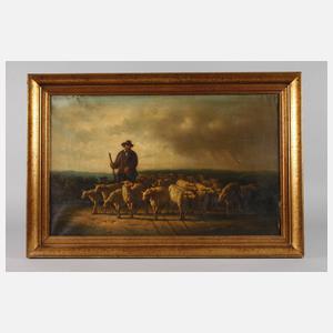 Schäfer in der Dämmerung