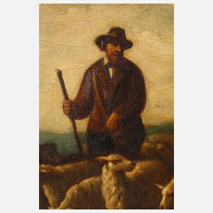 Schäfer in der Dämmerung
