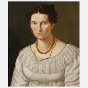 Biedermeier-Damenportrait