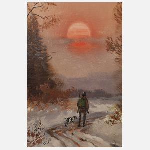 In der Abenddämmerung