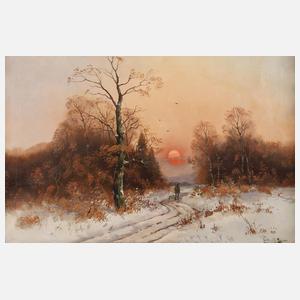 In der Abenddämmerung