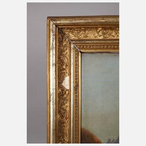 Spätromantische Berglandschaft