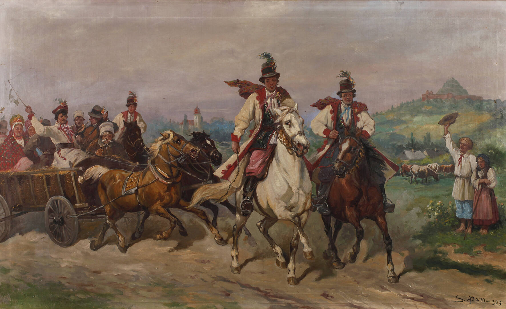 S. Adam, Bauernhochzeit