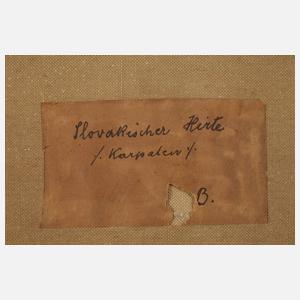 Emmanuel Bachrach-Baree, Slowakischer Hirte