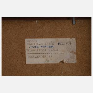 Hellmut Bachrach-Barée, attr., Pferdeportrait