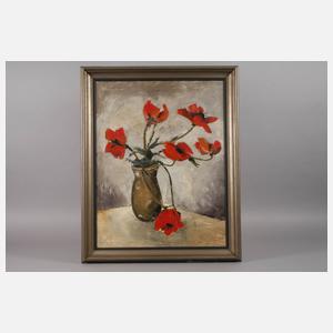 A. Ball, Mohnblumenstillleben