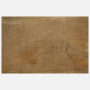 A. Ball, Mohnblumenstillleben