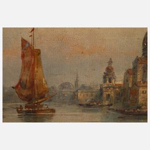 E. Baum, Canal Grande in Venedig
