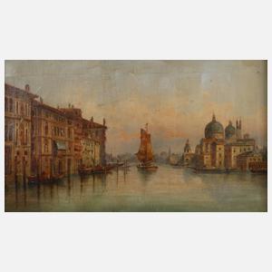 E. Baum, Canal Grande in Venedig