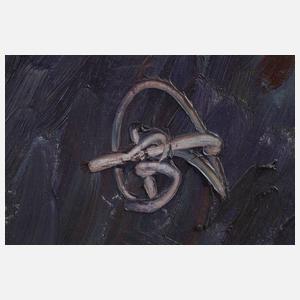 Prof. h.c. Al Bernstein, Selbstbildnis im Atelier