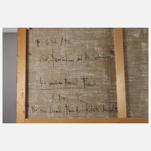 Prof. h.c. Al Bernstein, Selbstbildnis im Atelier